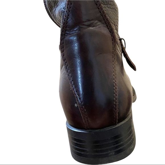 Aldo knee length riding boots genuine leather brown size 7 EUC - Picture 3 of 6